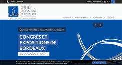 Desktop Screenshot of bordeaux-expo.com